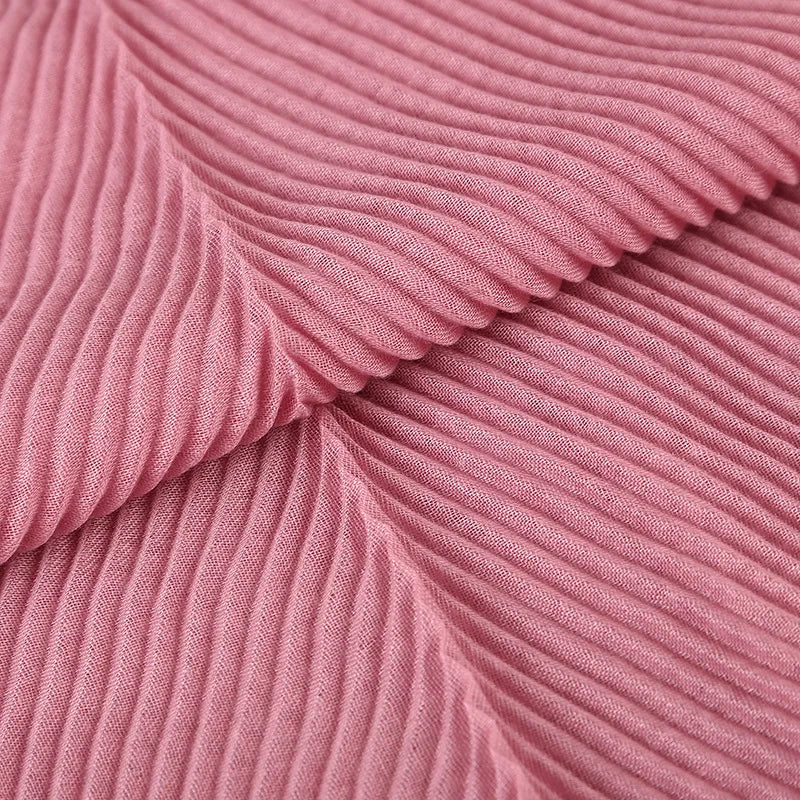 2022 Women Plain Cotton Scarf Head Hijab Wrap Solid Full Cover-up Shawls Foulard Femme Headband Crinkle Muslim Hijabs Store