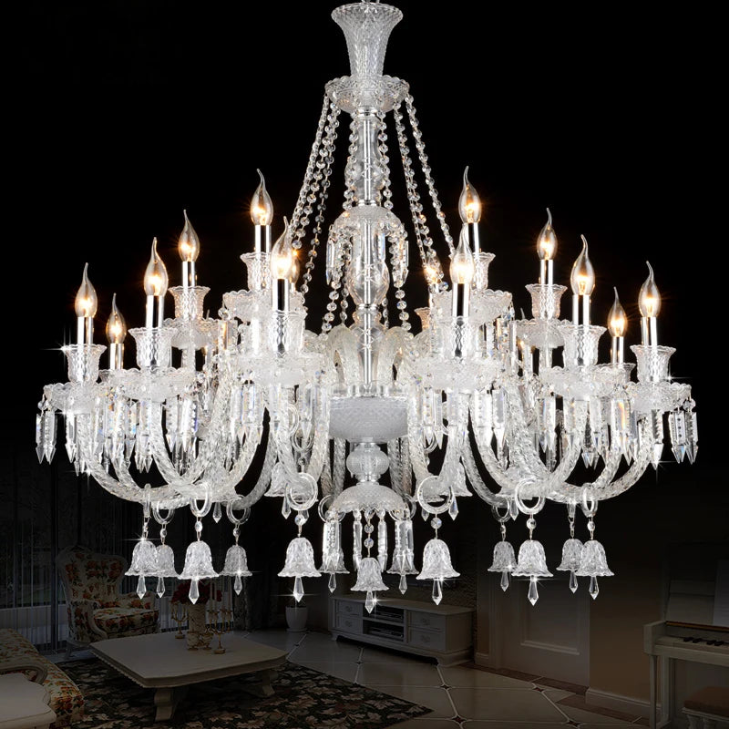 Crystal Chandelier For Kitchen Modern Crystal Chandelier LED Chandelier For Bedroom Transparant Glass Chandeliers 110-240V