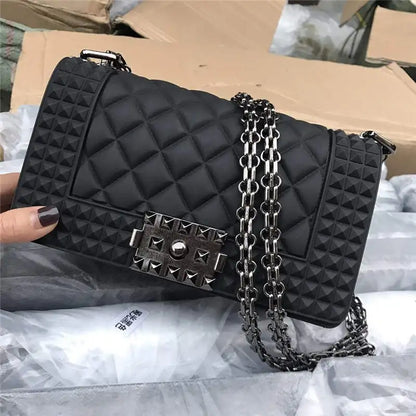 SGARR Fashion Women PVC Messenger Bags High Quality Chain Ladies Handbags Crossbody Bag 2024 Luxury Deisgner Female Shoulder Bag