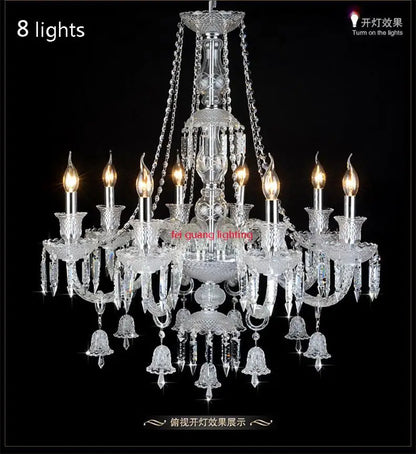 Crystal Chandelier For Kitchen Modern Crystal Chandelier LED Chandelier For Bedroom Transparant Glass Chandeliers 110-240V