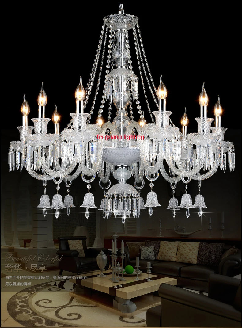 Crystal Chandelier For Kitchen Modern Crystal Chandelier LED Chandelier For Bedroom Transparant Glass Chandeliers 110-240V