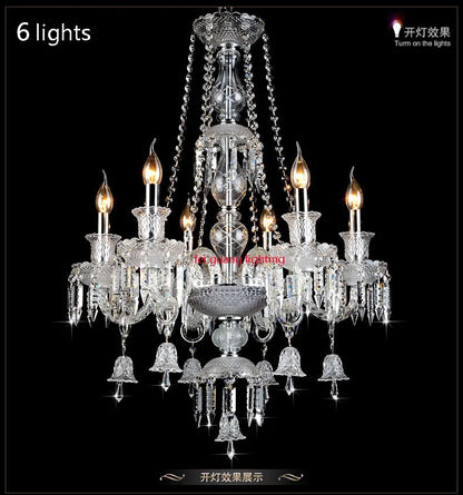 Crystal Chandelier For Kitchen Modern Crystal Chandelier LED Chandelier For Bedroom Transparant Glass Chandeliers 110-240V