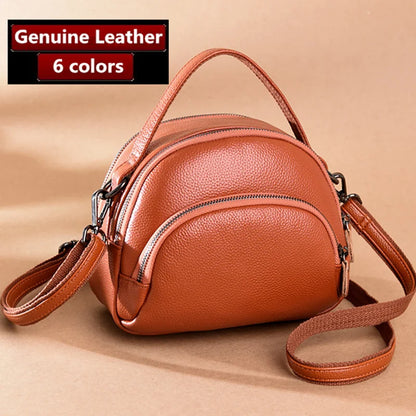 Fashion High Quality Genuine Leather Woman Messenger Bags Luxury Cowhide Handbags Women's Bags Designer Women Shoulder Tote bags