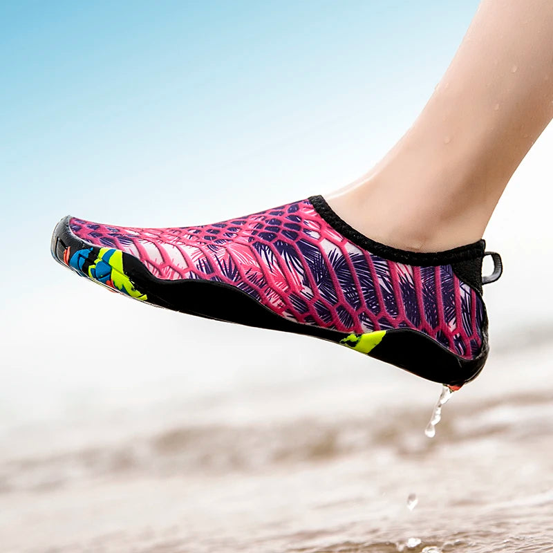 Unisex Shoes Swimming Water Yog Women Men Barefoot Outdoor Beach Sandals Upstream Aqua Shoes Nonslip River Sea Diving Sneakers