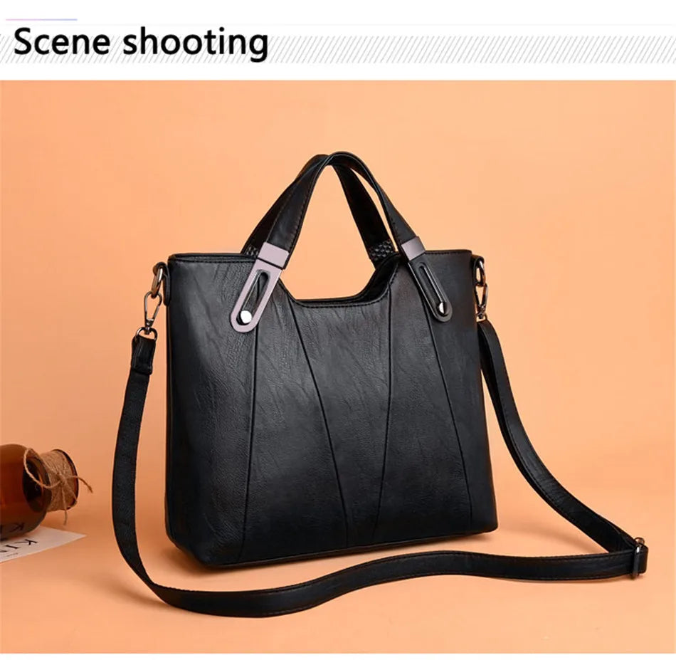 Brand Luxury Handbags Women Bags Designer PU Leather Handbag Leisure Crossbody Bags for Women 2021 New Lady Shoulder Bag Tote