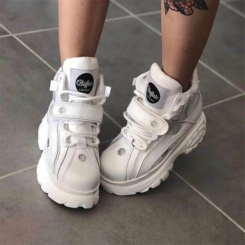 Top Quality Genuine Leather Shoes Platform London Women Casual Sneakers Imitacion Brand Luxury Dad Shoes ST487 ST488