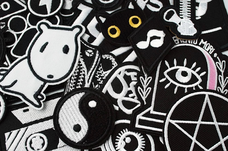 Star Dog Cat Eye Patch Embroidery Applique Ironing Sewing Supplies Decorative Badges For Clothing Accessories Zipper