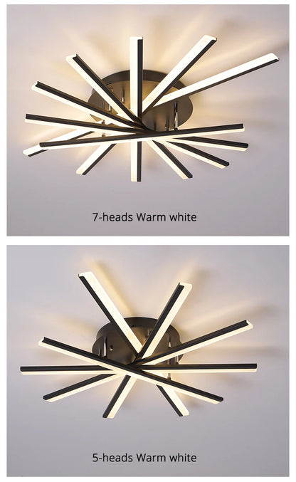 Simple New Modern LED Ceiling Chandelier Indoor Lighting For Living Room Bedroom Corridor Hall Aisle Lamps Lustre Lights fixture