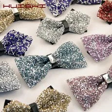 Diamond Tie Man Nacklace Personality Crystal Neckties Wedding Gentleman Metal Diamond Tie Clip Luxury Men Collar Accessories