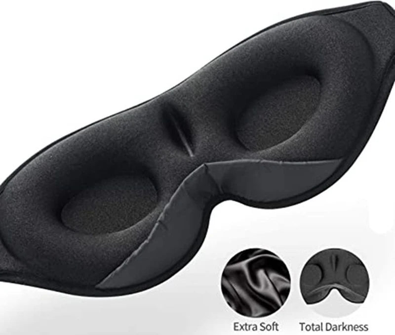 Sleeping Headphones Eye Mask for Sleeping 3D Contoured Cup Blindfold Concave Molded Night Sleep Mask dropshipping suppliers