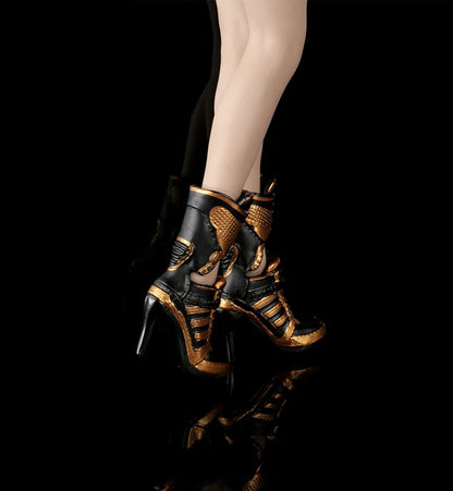 1/6 Scale AS056 Female Soldier High-heel   Middle Long Boots Models for 12   Inches Action Figures Accessories DIY