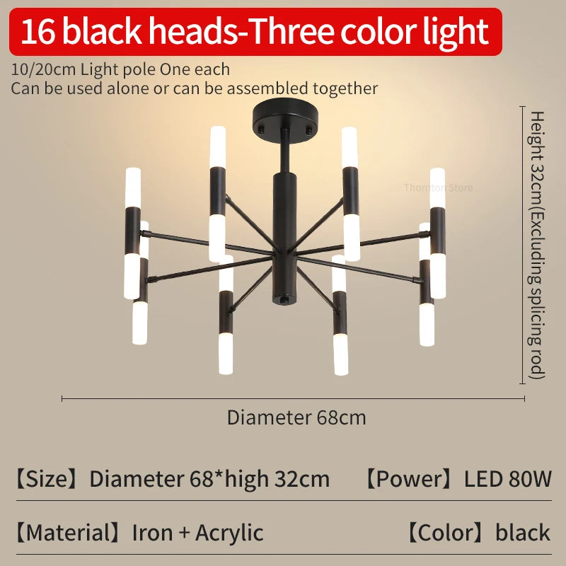 Lights For Living Room Dining Room Nordic Pendant Light Modern Ceiling Chandeliers Bedroom Decoration Lamp Gloden Light Fixrurn
