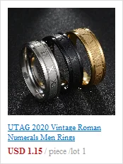 UTAG Smart Sensor Body Temperature Ring Stainless Steel Fashion Display Real-time Temperature Test Finger Rings