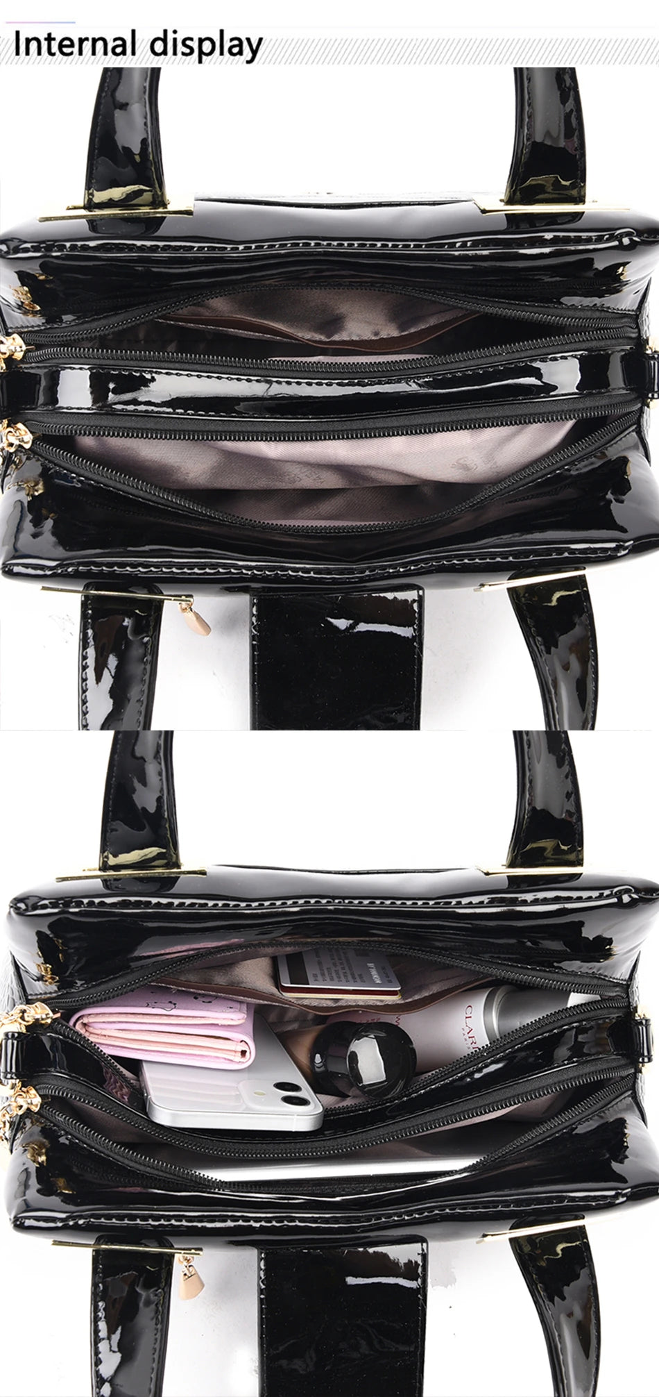 Luxury Designer Handbag Brand Crossbody Bags For Women 2024 New Crocodile Pattern Leather Shoulder Bags Casual Tote Bag Bolsos