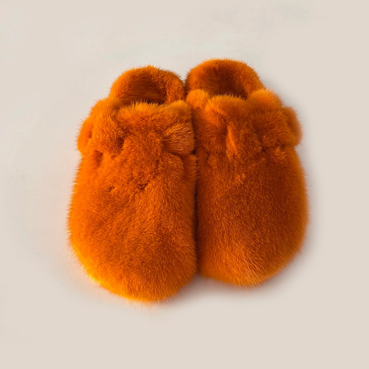 Female Luxury Real Mink Fur Slippers, Women's Clogs, Slip-on Casual Winter Shoes, Mules Shoes Women Luxury Designer Mink Slipper