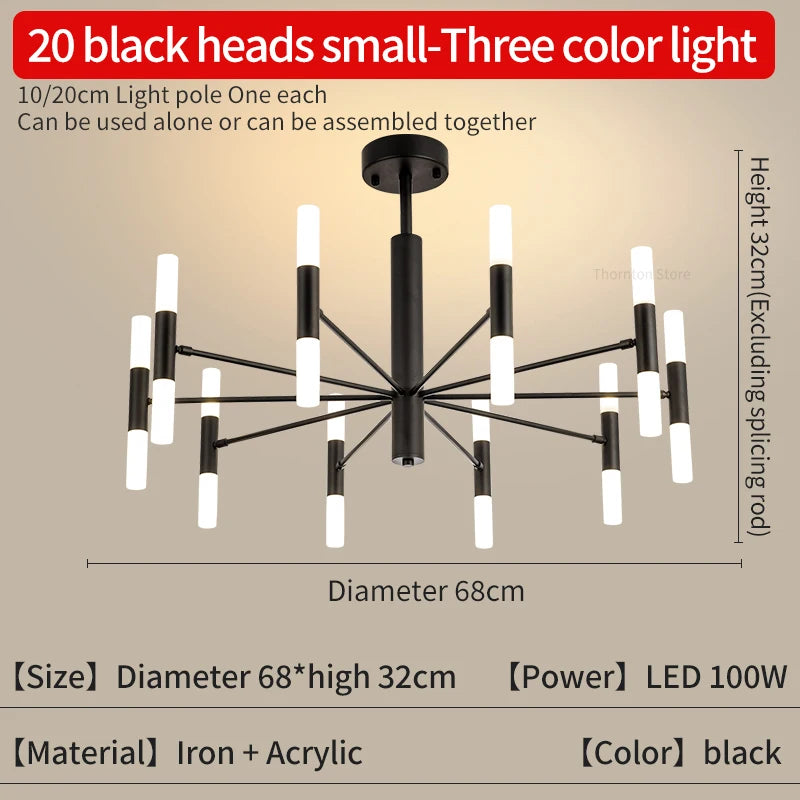 Lights For Living Room Dining Room Nordic Pendant Light Modern Ceiling Chandeliers Bedroom Decoration Lamp Gloden Light Fixrurn