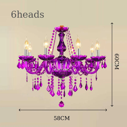 Luxury Green Crystal Chandelier Wedding Parlor Bedroom Villa Hanging Lamp Hotel Restaurant Cafe Bar E14 Candle Pendant Lights