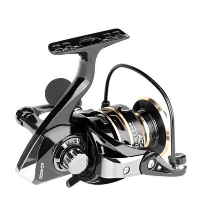 DEUKIO Spinning Reels 12KG Max Drag Carrete De Pesca 5.2:1 Metal Handle Fishing Reel Coils Reel for Fishing Accessories 2023