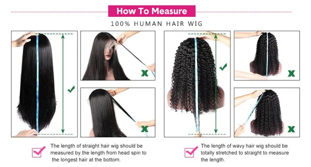 HD Transparent Lace Frontal Wig Brazilian Hair Pre Plucked Wigs With BabyHair Remy Lace Front Wig 180% Wigs For Women Human Hair