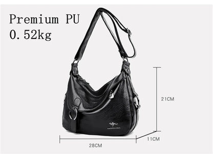 Summer Style Soft Leather Luxury Purses And Handbags Women Bags Designer Women Shoulder Crossbody Bags For Women 2021 Sac A Main