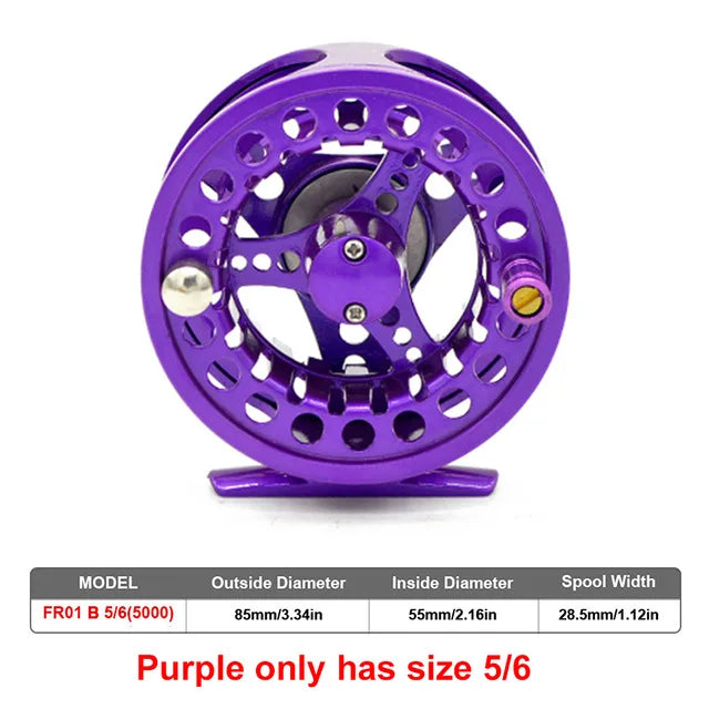 Fly Fishing Reel Aluminum Alloy 3/4 5/6 7/8 WT 2+1BB Interchangeable For Saltwater And Freshwater Fly Wheel Fishing Accessories