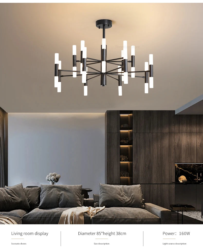 Lights For Living Room Dining Room Nordic Pendant Light Modern Ceiling Chandeliers Bedroom Decoration Lamp Gloden Light Fixrurn