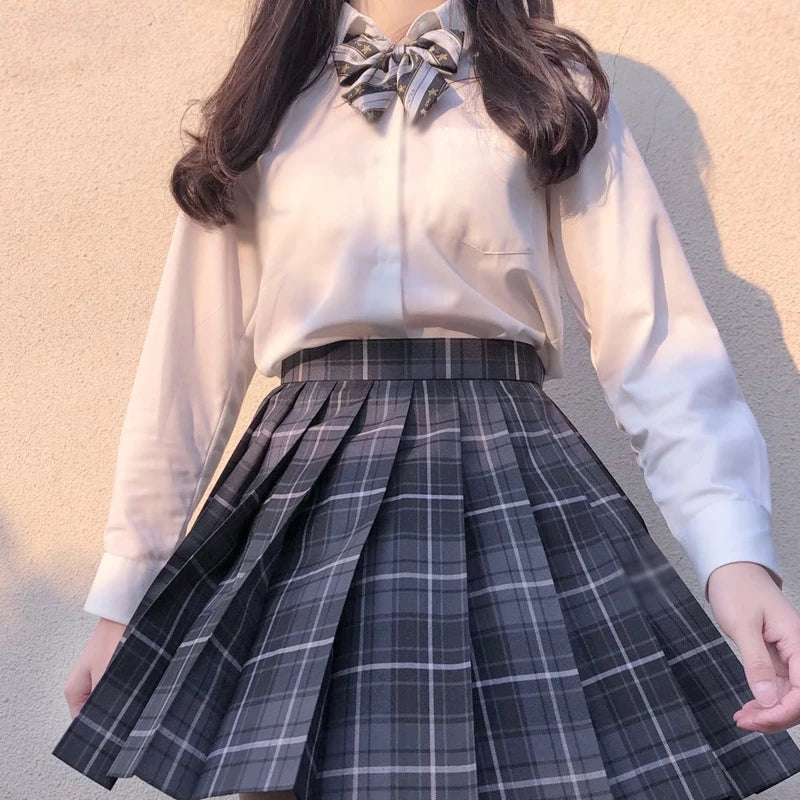 Japan Preppy Style Women's Navy Blue Coat Set Kawaii High School Class Girl Student Uniform Cute JK Blazer Clothing for Autumn