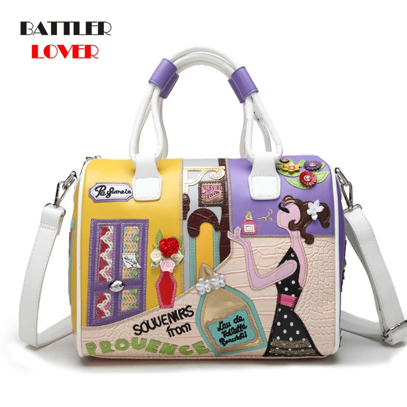 Super Quality Snakeskin Leather Women Handbag Shoulder Boston Bag Tote Italian Bags Sac A Main Borse Candy Color Luxury Handbags