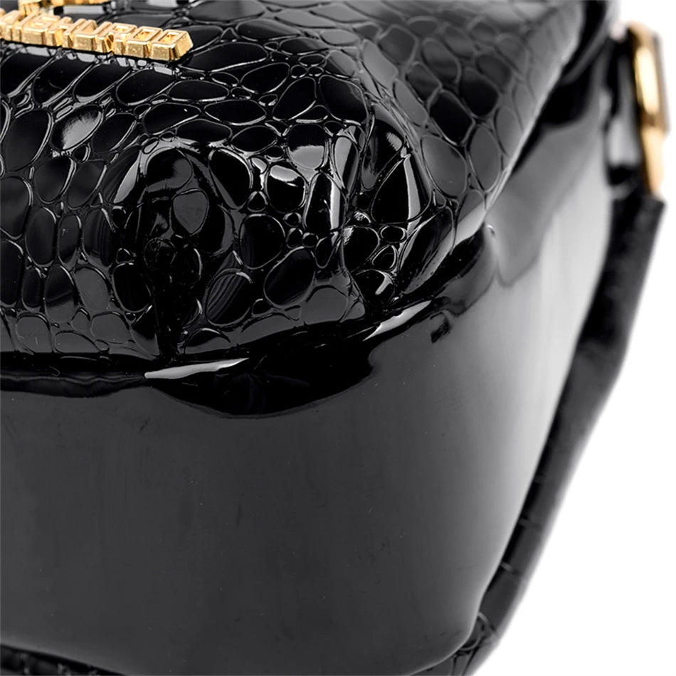 3 Layers Women Handbag Purses Luxury Designer Patent Leather Shoulder Messenger Crossbody Bags for Female Vintage Sac A Main New