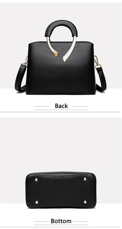 GENUINE VANDERWAH High Quality Pu Leather Casual Tote Luxury Handbags Women Bags Designer Shoulder Crossbody Bags for Women 2025