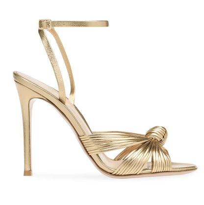 【Measure Your Feet Length Before Order】Strappr Luxury Sandals Elegant Women's Designer Ladies High Heeled Wedding Shoes 7-I-SL-3