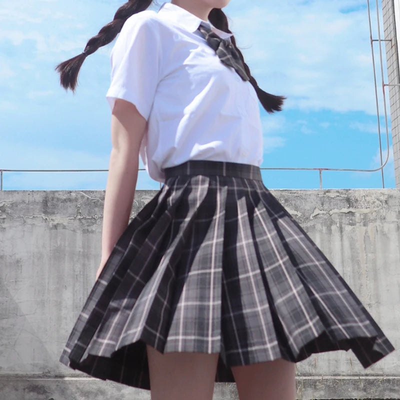 Japan Preppy Style Women's Navy Blue Coat Set Kawaii High School Class Girl Student Uniform Cute JK Blazer Clothing for Autumn