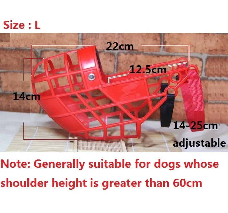 Pet Dog Muzzle Breathable Basket Muzzle Large Dogs Stop Biting Barking Chewing For Greyhound Gree Whippet Dogs Supplies