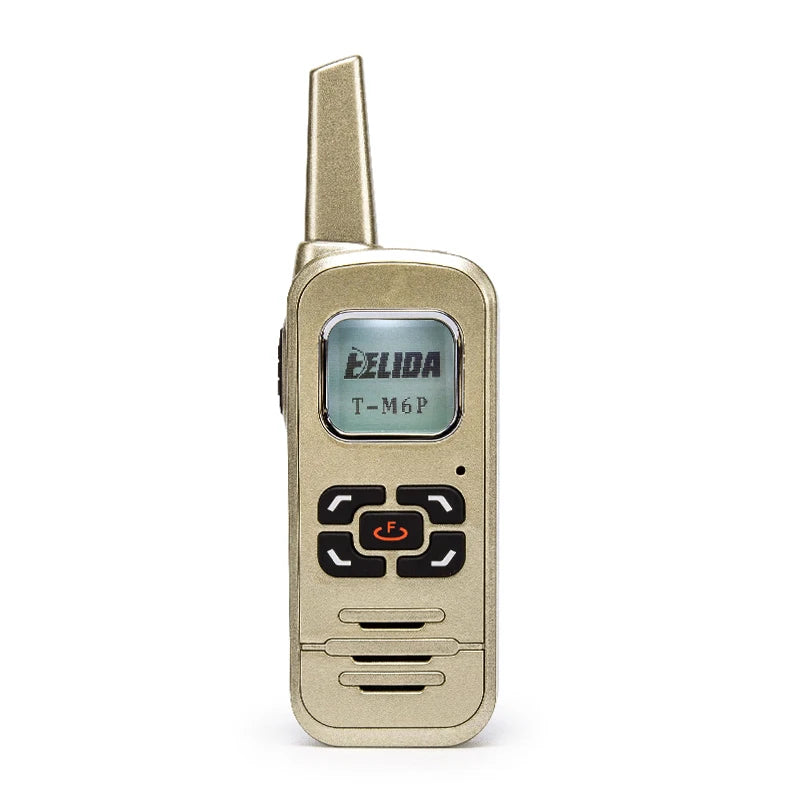 Mini Walkie Talkies 1100mAh Rechargeable 128 Channels Long Range Walkie Talkies with FM Radio Function