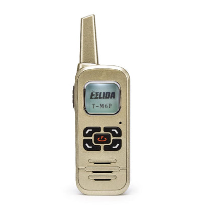 Mini Walkie Talkies 1100mAh Rechargeable 128 Channels Long Range Walkie Talkies with FM Radio Function