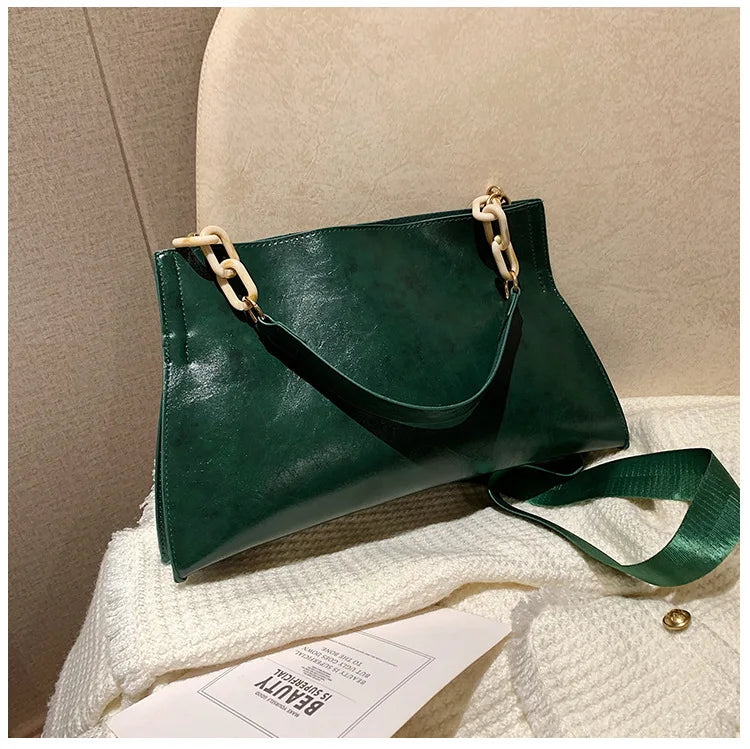 2026 New Design Handbags Women Shoulder Bag Soft Synthetic Leather Crossbody Large Capacity Fashion Female Underarm Bags