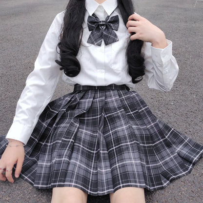 Japan Preppy Style Women's Navy Blue Coat Set Kawaii High School Class Girl Student Uniform Cute JK Blazer Clothing for Autumn