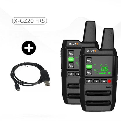 KSUT Walkie Talkie GZ20 Legal Frequency European Frequency PMR 446MHZ FRS Professional Mini Two Way UHF Radio Transceiver
