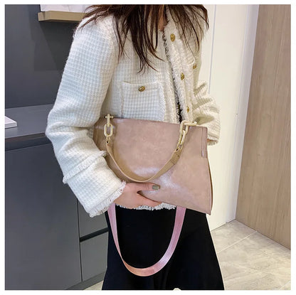 2026 New Design Handbags Women Shoulder Bag Soft Synthetic Leather Crossbody Large Capacity Fashion Female Underarm Bags