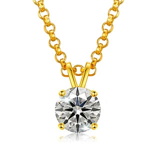 Special Price 3-15CT Moissanite Pendant Necklace With Certificate For Women Original Real 925 Silver Solitaire Wedding Jewelry