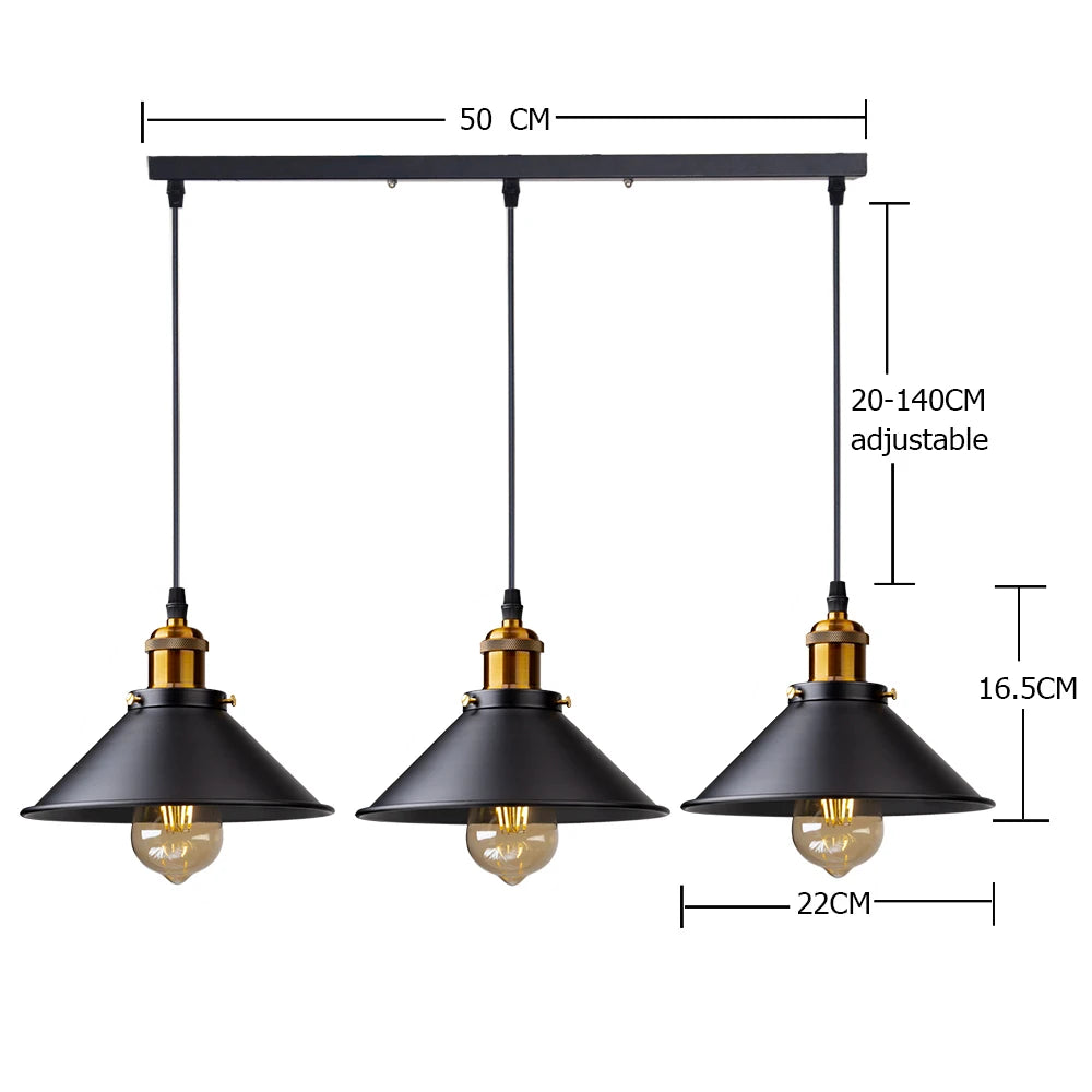 Vintage Pendant Lights Loft Russia Pendant Lamp Retro Hanging Lamp Lampshade For Kitchen Dining Bedroom Home Lighting E27