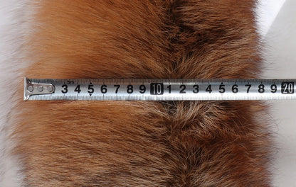 New Winter Lady Natural Luxury Real Fox Fur Scarf Shawl Full Pelt Warm Soft 100% Genuine Fox Fur Scarves Women Real Fur Muffler