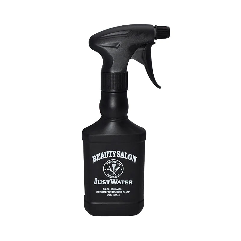 Black Hairdresser Spray Bottle Hair Moisturizing Kettle Salon Retro Oil Head Hairstyle Spray Bottles Hairdressing Tool