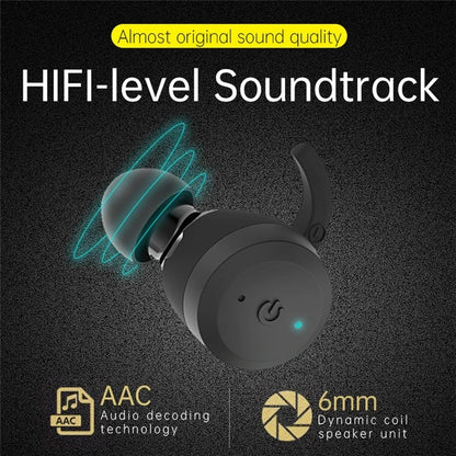 20 Hours Play Time Swimming Waterproof Bluetooth Earphone Dual Wear Style Sport Wireless Headset TWS IPX7 Earbuds Stereo