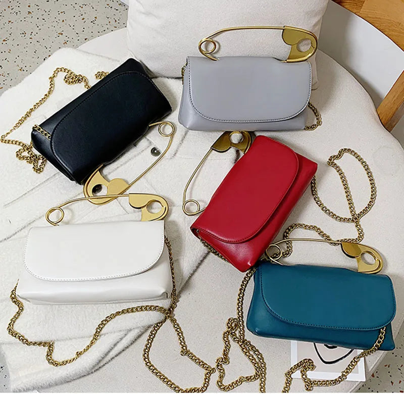 PU Leather Handbag Women Designer Chains flap Shoulder Bag 2020 Fashion Party Clutch Bags Purse Mini Crossbody Tote Female bolsa