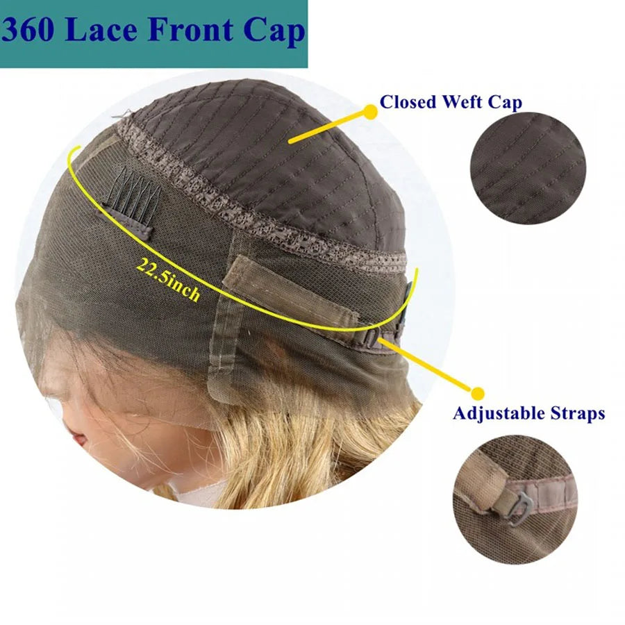 Natural Loose Curl Raw Indian Human Hair 13x6 Lace Front Wigs for Women Natural Hairline Glueless 5x5 HD Lace Closure Wigs