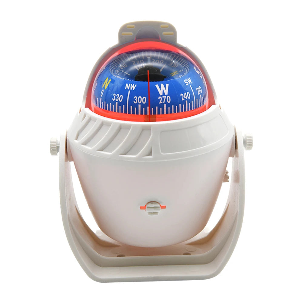 Waterproof Nautical Compass Sea Pivoting Marine Boat Compass With Electronic LED Night Light For Marine Navigation Positioning
