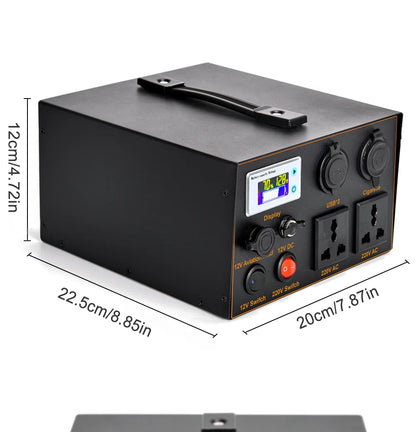 12v50AH Lifepo4 battery Portable power station 60AH Lithium Inverter 220V 500W For Outdoor Camping available mobile 30AH 25AH