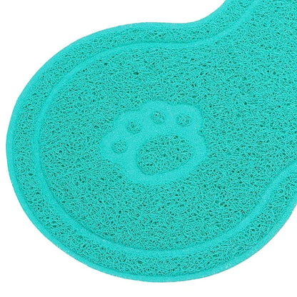 Pet Feeding Mat Dog Cat Eating Drinking Bowl Pad Waterproof Pet Litter Mat Puppy Water Food Dish Tray PVC Feed Placemat for Pet