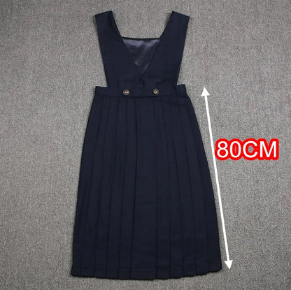 New student JK uniform nursing skirt college style dress cyanosis vest skirt School uniform Coat short blazer